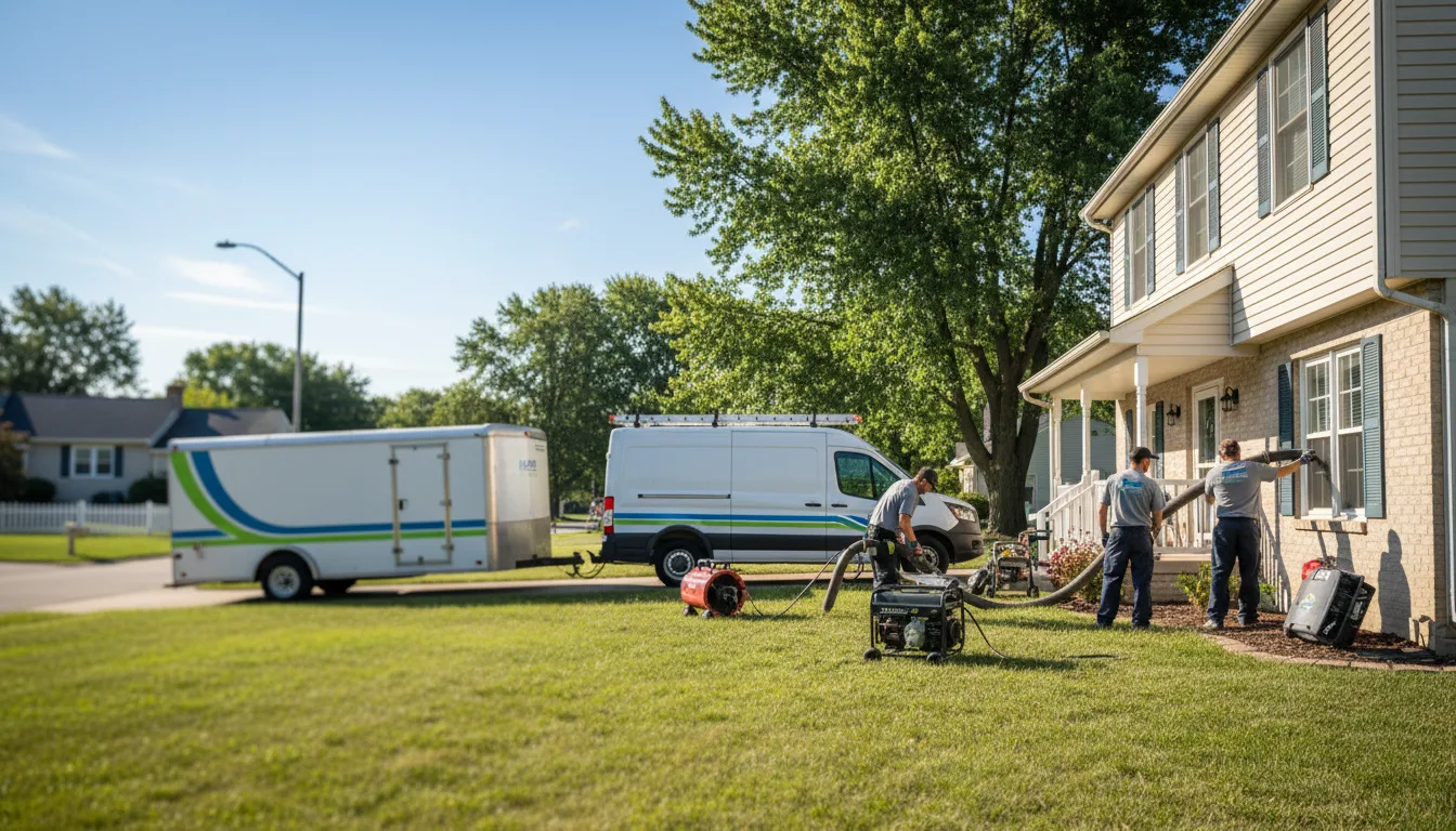 Flooded Basement Restoration And Cleanup With Repair in Ridgeland, WI near me